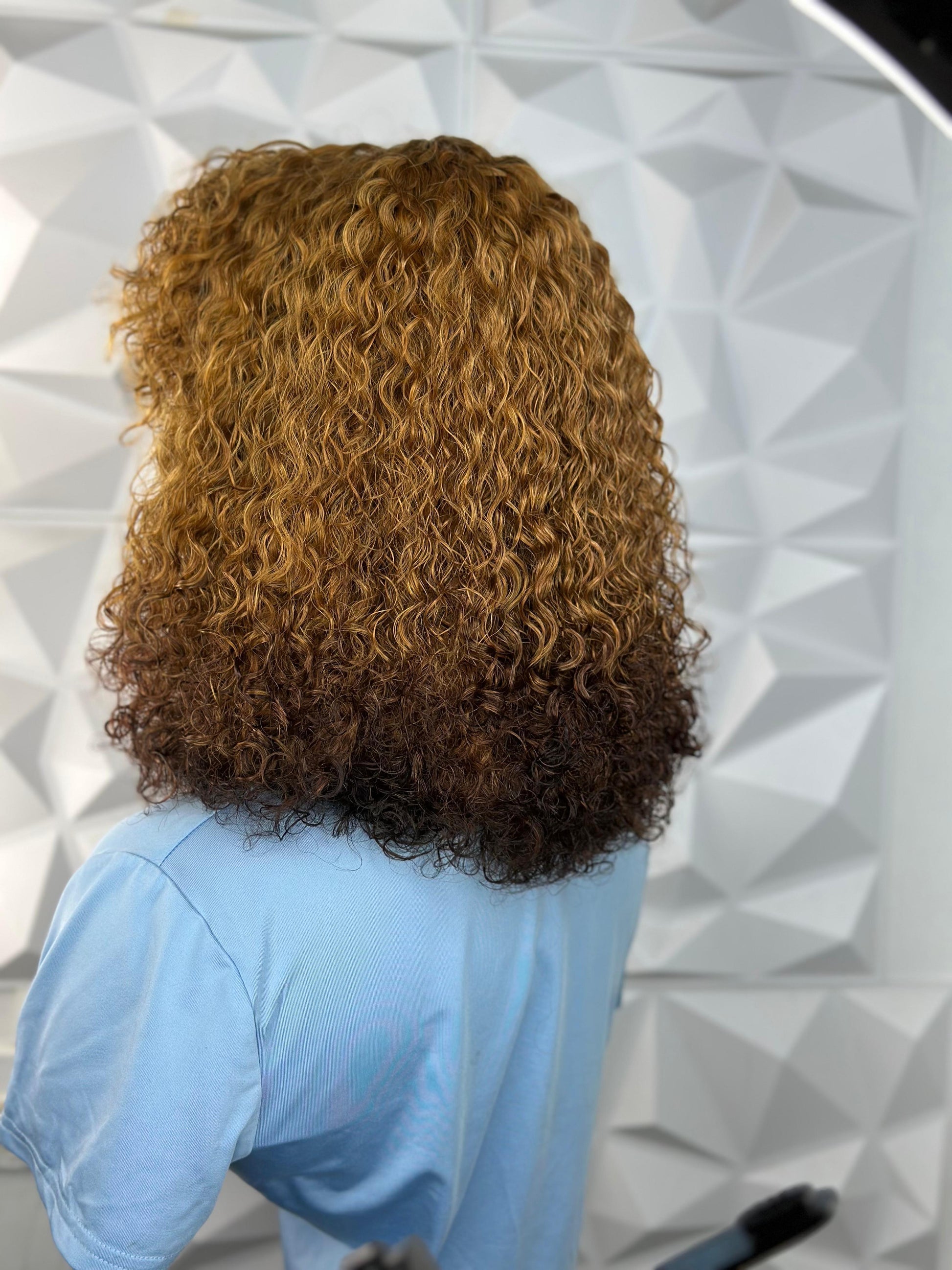 12” water wave Fringe Wig (250g)