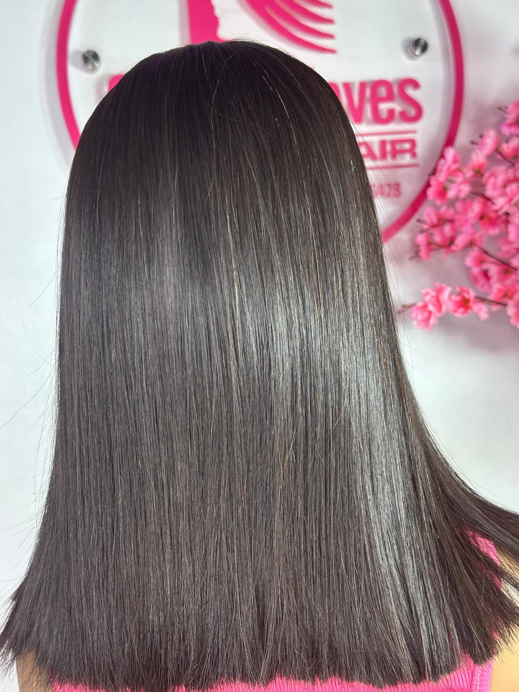 The Vienna Luxe – 16” Fringe Bone Straight Wig (280g, Vietnamese Hair)