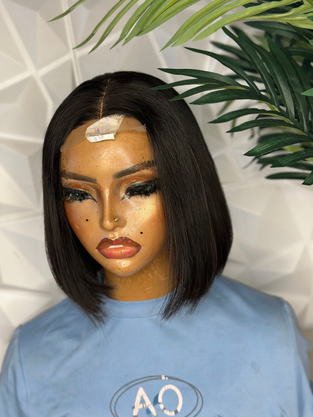 The Sleek Bella – 8” Vietnamese Bone Straight Bob | 200g | 2x4 Closure