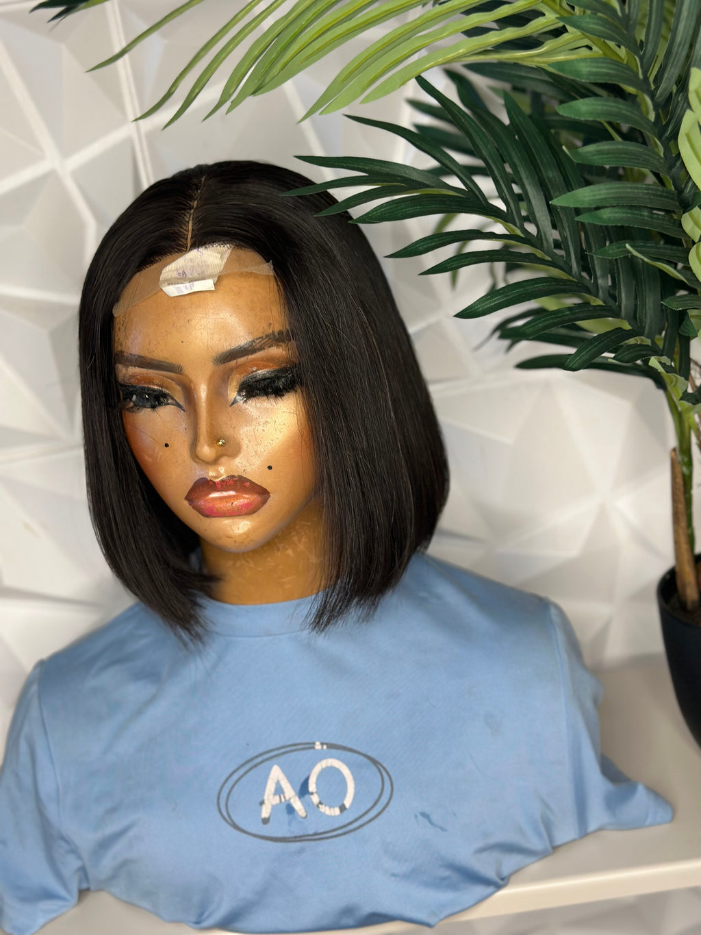 The Sleek Bella – 8” Vietnamese Bone Straight Bob | 200g | 2x4 Closure