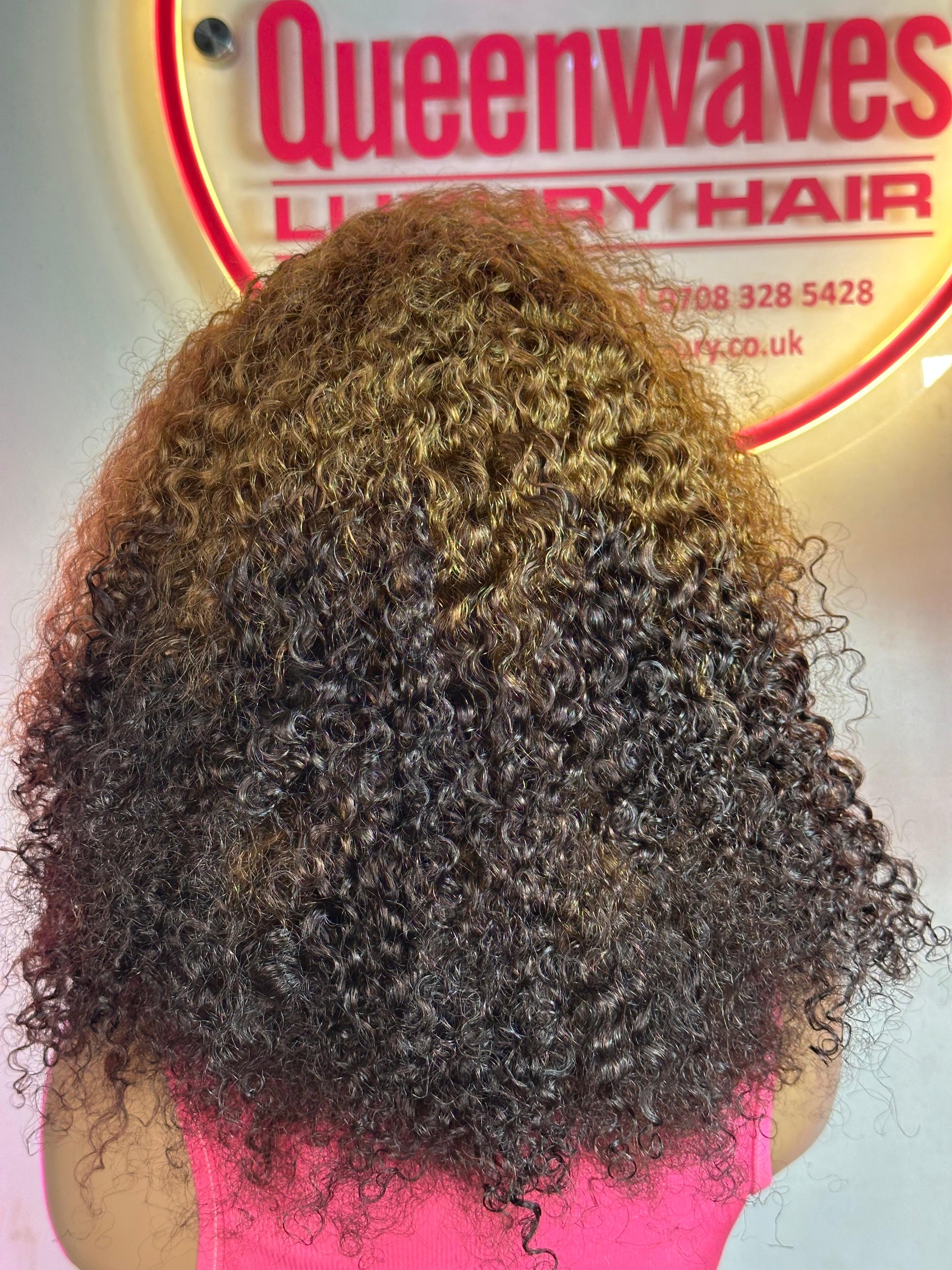 Pixie Curls – 3-Tone Curly Lace Wig