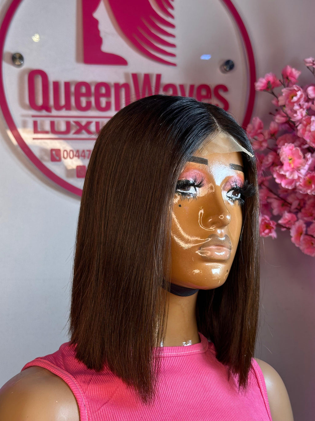 The Chic Bob– 10” Chocolate Brown Bob Wig (200g)