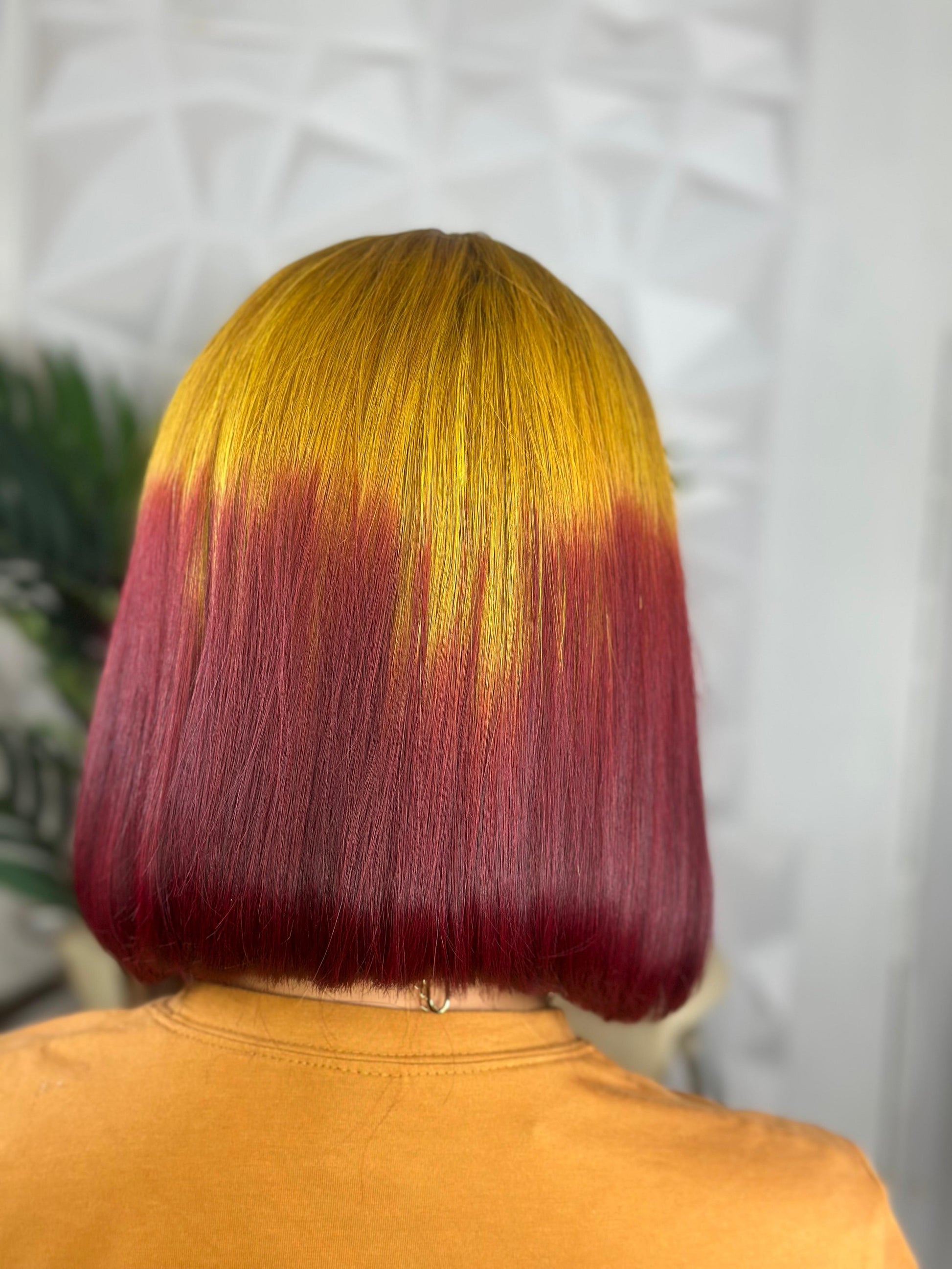 Golden Wine – 10” SDD Bone Straight Wig