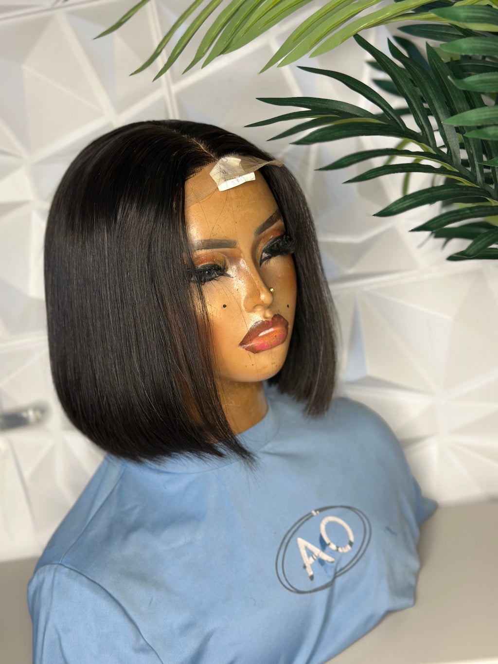 The Sleek Bella – 8” Vietnamese Bone Straight Bob | 200g | 2x4 Closure