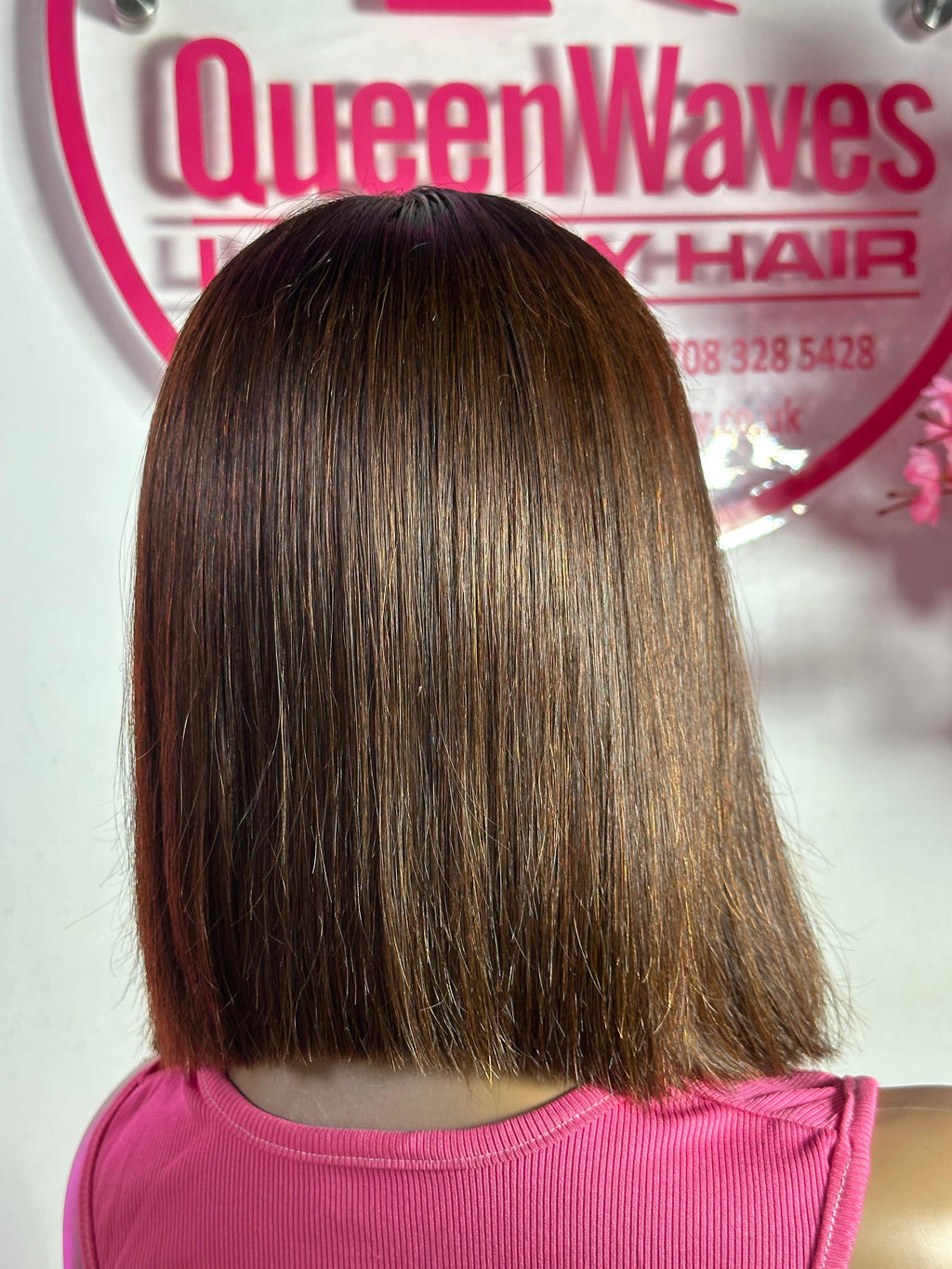 The Chic Bob– 10” Chocolate Brown Bob Wig (200g)