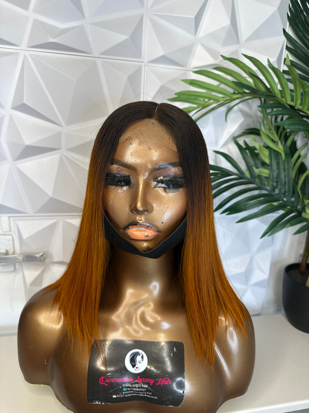 Sunflare – 12” Bone Straight Wig (SDD 2x6 Closure)