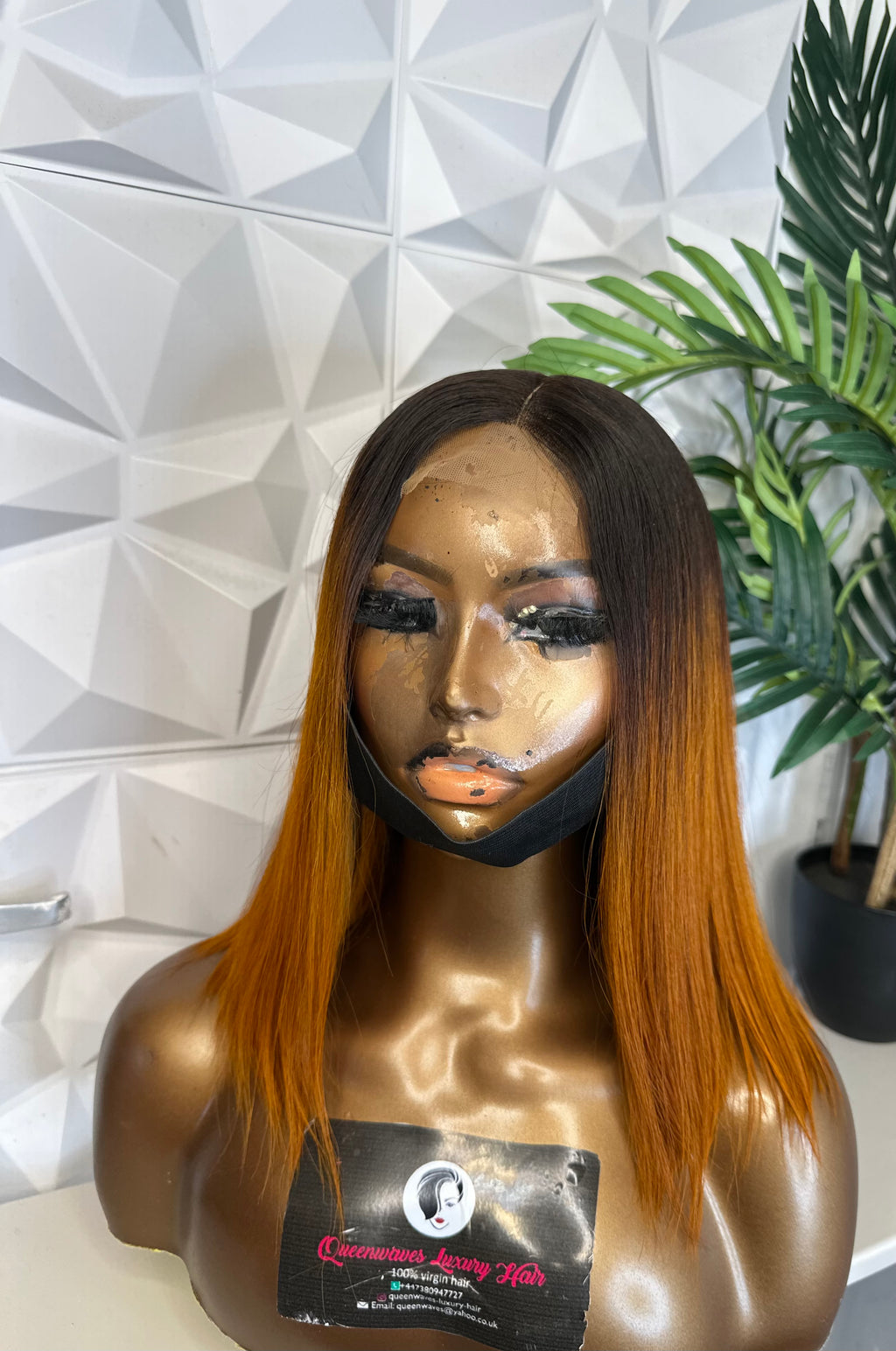 Sunflare – 12” Bone Straight Wig (SDD 2x6 Closure)
