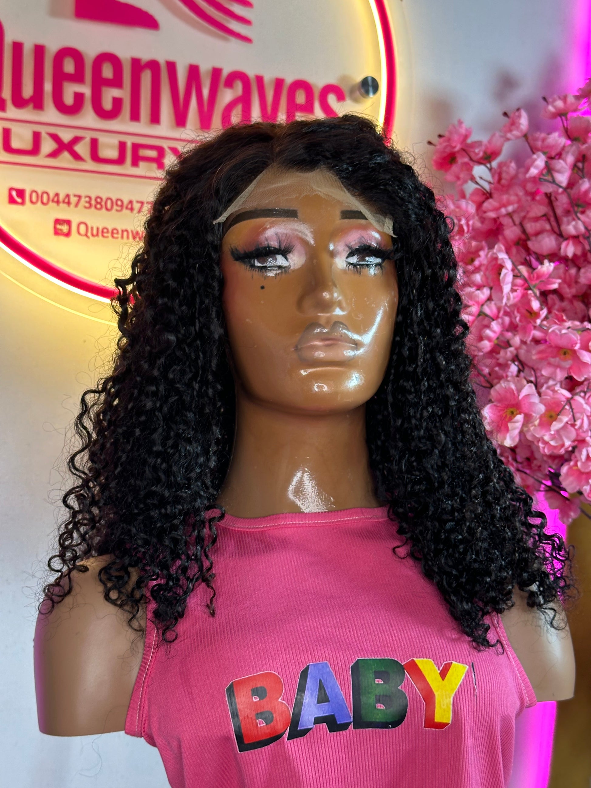 Coco Curl 16” – 5x5 HD Closure Wig | 100% human hair
