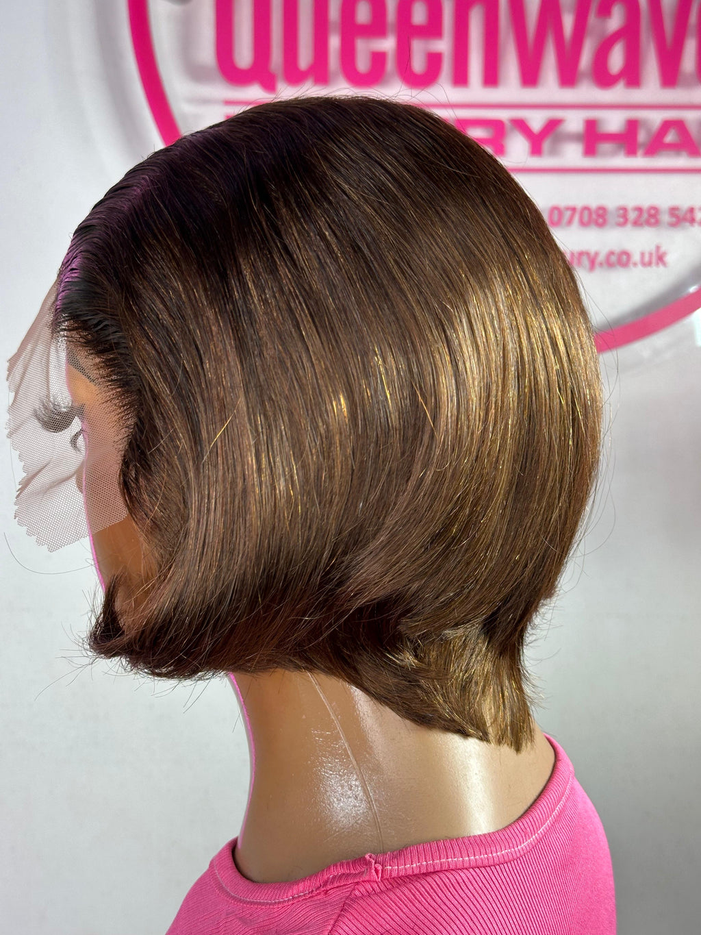 Cherry Luxe Bob – 100% Human Hair