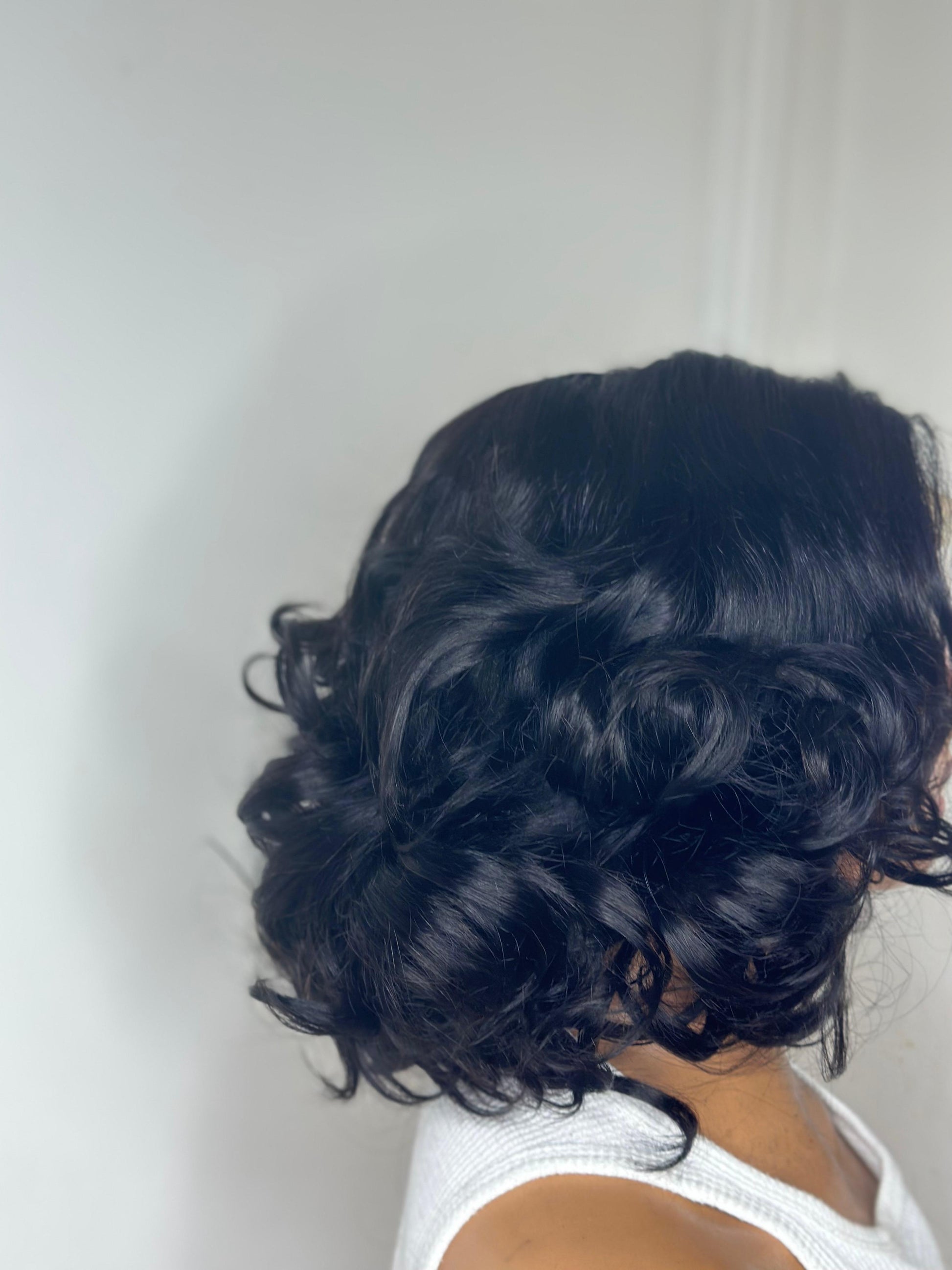 Diva Bounce 8” – Natural Bouncy Curls Wig | 100% human hair