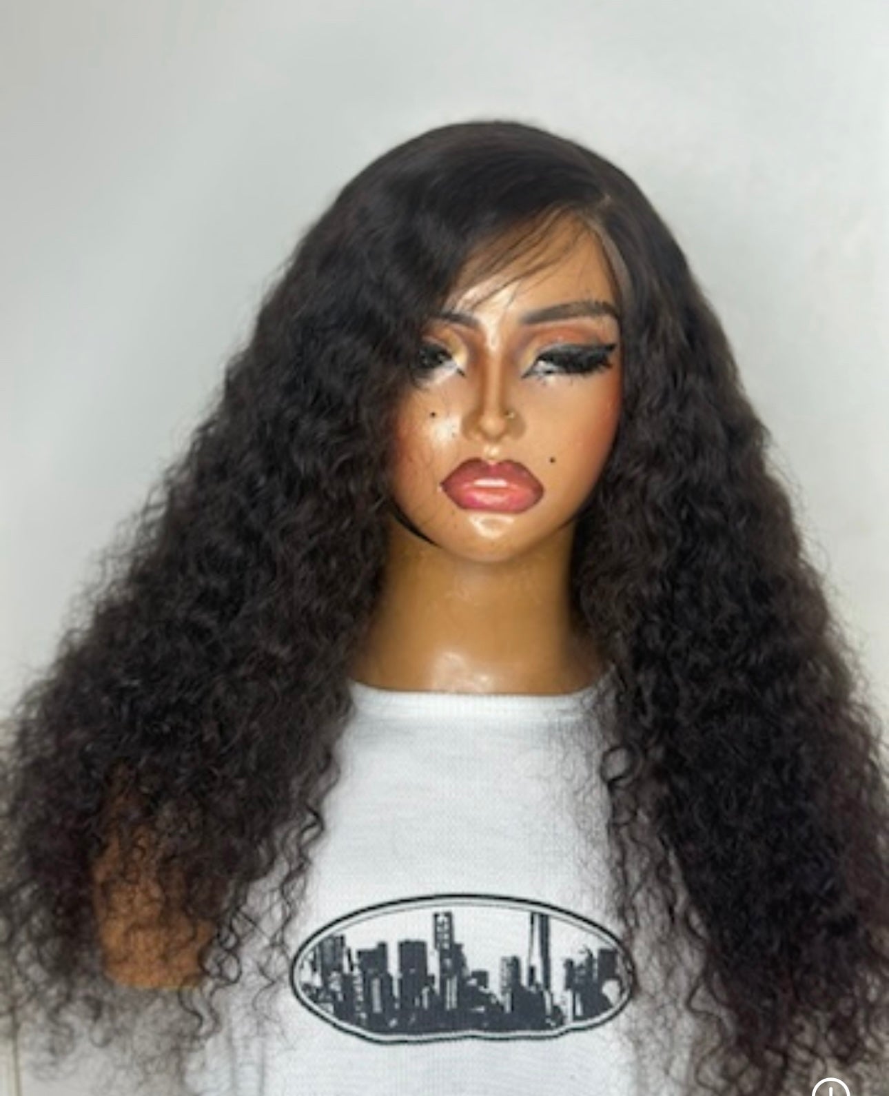Luxury 28-Inch Deep Wave Human Hair Wig – 13x6 Frontal | 400g Full Volume