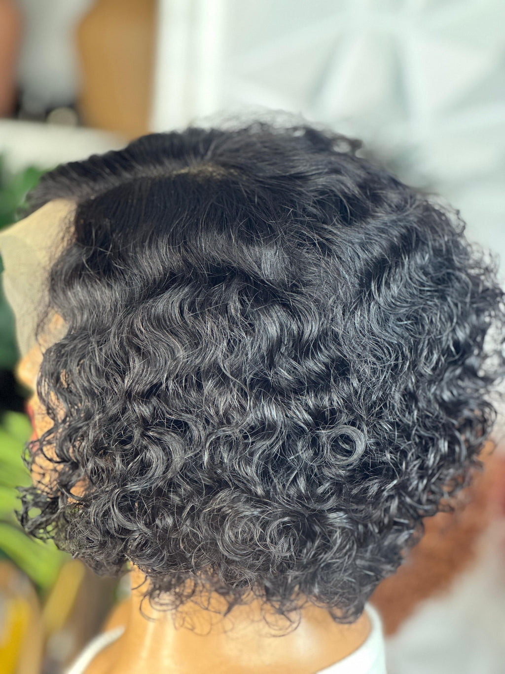 The Noir Wave – Short Water Curly Wig (150g)