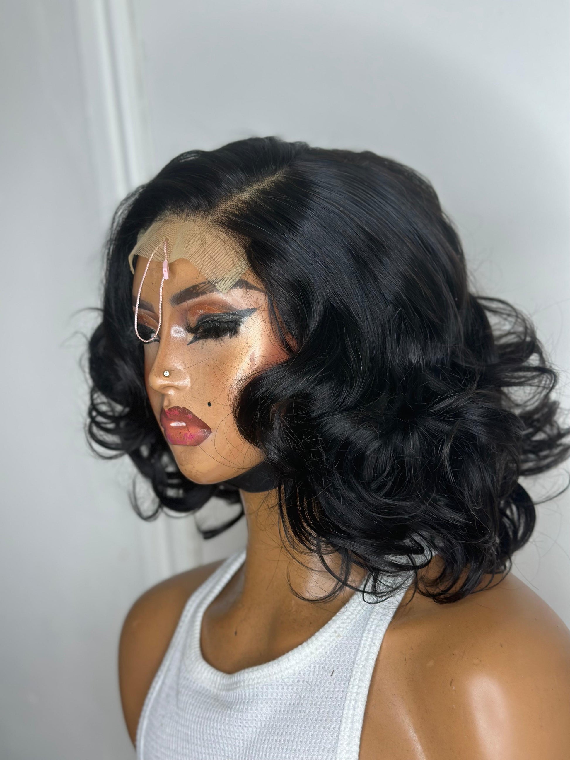 Diva Bounce 8” – Natural Bouncy Curls Wig | 100% human hair