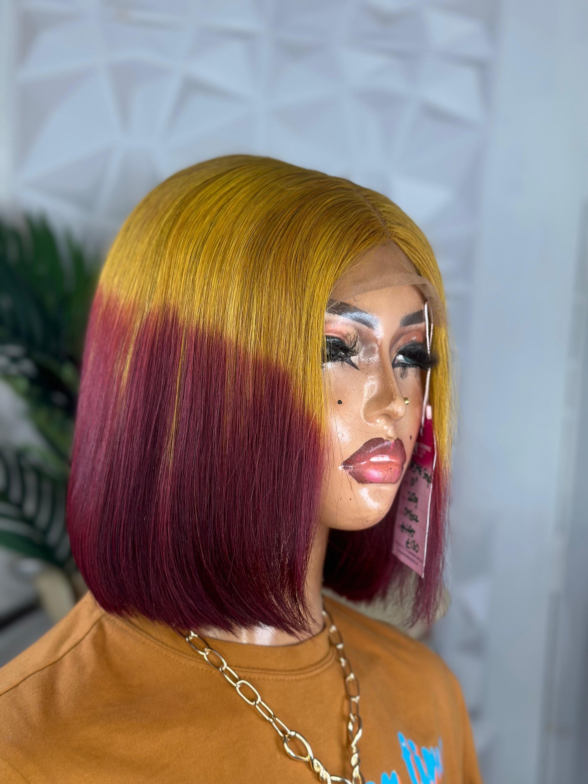 Golden Wine – 10” SDD Bone Straight Wig