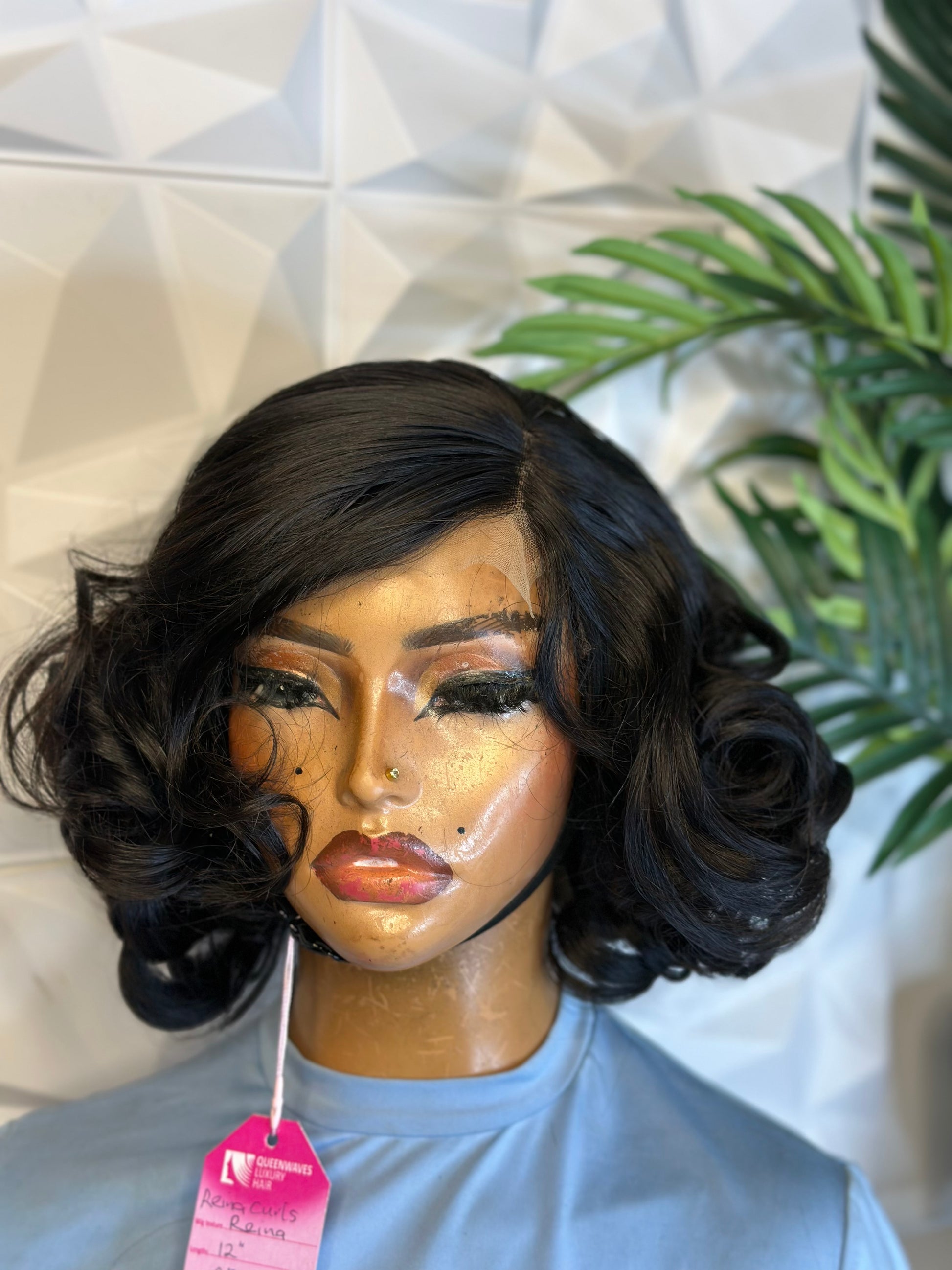 SDD Reina Curls – Luxury Bob Wig (12”)
